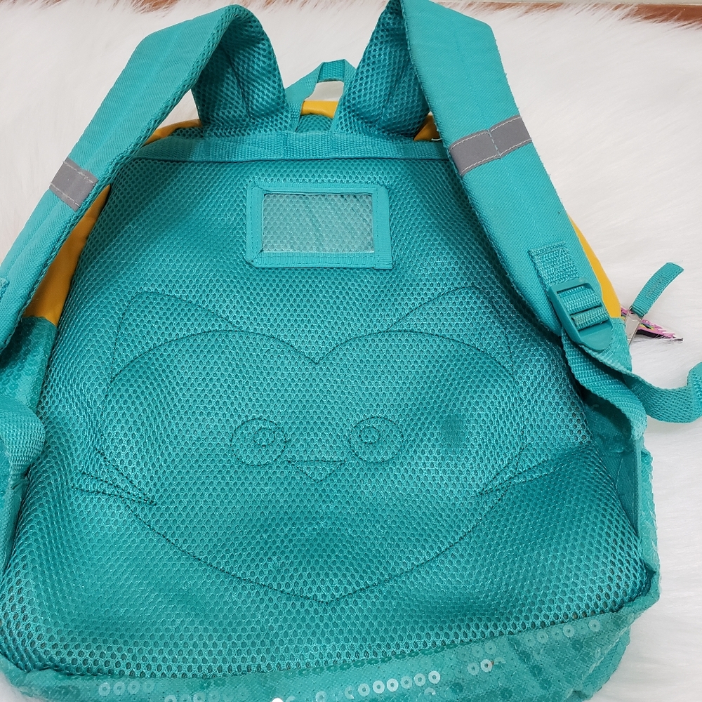 Meowgical cat mermaid sequin backpack - Picture 6 of 15